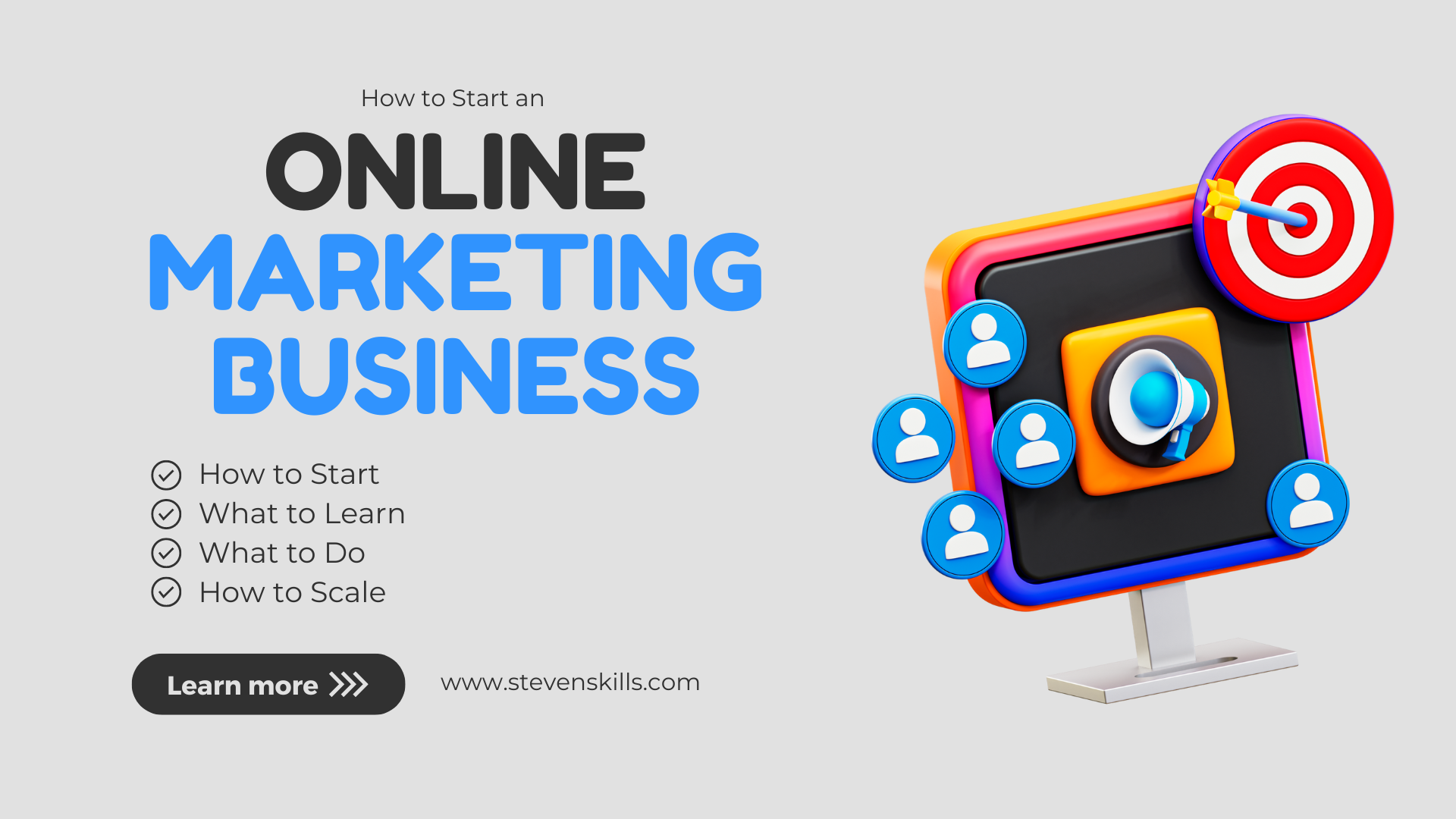 How to start an online marketing business